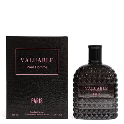 VALUABLE POUR HOMME PARIS SPRAY COLOGNE EAU DE PARFUM FOR MEN - 100ML (3 units)