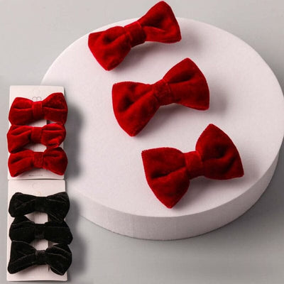 Velvet 3PC Mini Hair Bow 12970 (12 units)