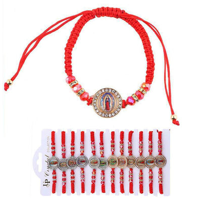 Virgin Mary String Bracelets 2595 (12 units)