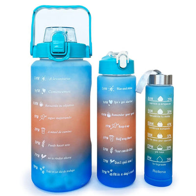 Water Bottle 3 PC Set ( 1 unit )