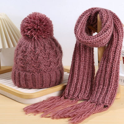 Winter Beanie Hat Scarf Set 1115 (12 units)