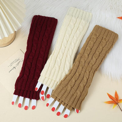 Winter Knitted Arm Warmers 1032 (12 units)