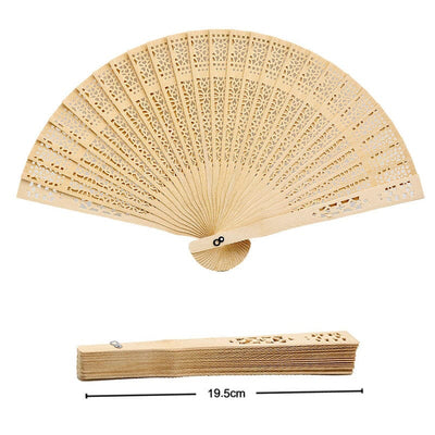 Wooden Fashion Fan 062B (12 units)