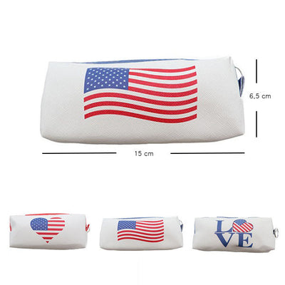 American Flag Print Pencil Case 1114 (12 units)