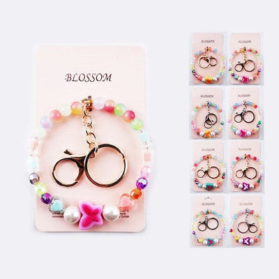 Assorted Beads Keychain 671 (12 units)