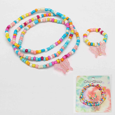 Beads 3PC Butterfly Charm Bracelets 16921 (12 units)