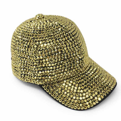 Black Baseball Cap with Stone Gold (1 unit)
