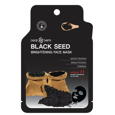 Black Seed Brighting Face Black Sheet Mask (10 units)