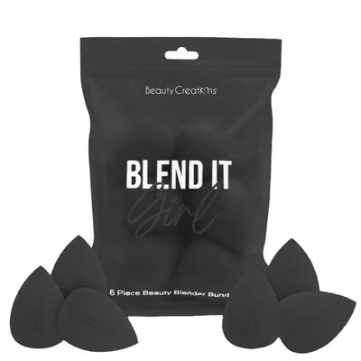 Blend It Girl 6PC Beauty Blender Bundle - Black (1 unit)
