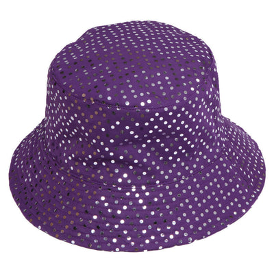 Bling Disk Bucket Hat Purple (1 unit)