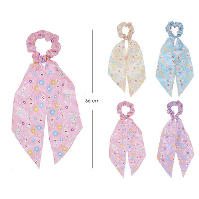 Bunny Eater Fabric Hair Tie 2056 (12 units)