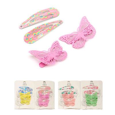 Butterfly Hair Clip Set 0823 (12 units)