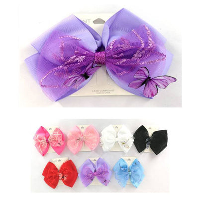 Butterfly Layered Hair Bow 10190 (12 units)