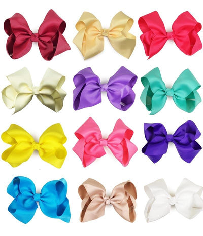 By Color - Classic Hair Bow (12 units)