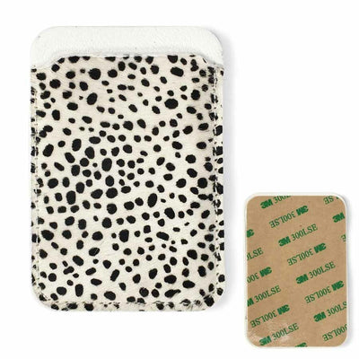 Cell Phone Stick On Card Wallet CH White (1 units)