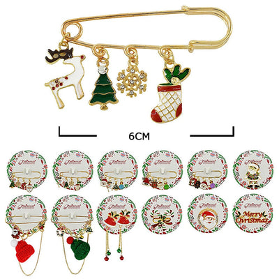 Christmas Brooches 10002 (12 units)