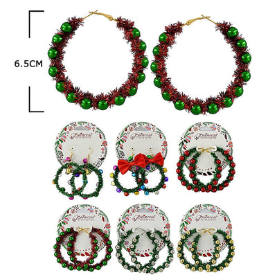 Christmas Hoop Earrings 20003 (12 units)
