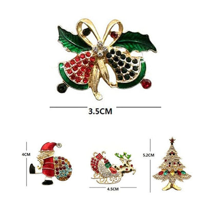 Christmas Theme Brooches 096 (12 units)