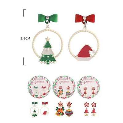 Christmas Theme Earrings 20020 (12 units)