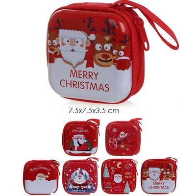 Christmas Theme Tin Zipper Case 2401 (12 units)