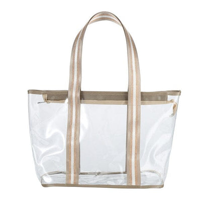 Clear Transparent Tote Bag - Gold (1 unit)