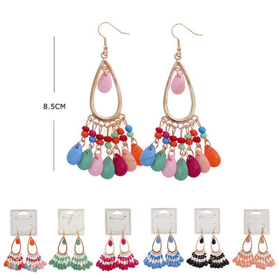 Colorful Fashion Earrings 2437R6 (12 units)