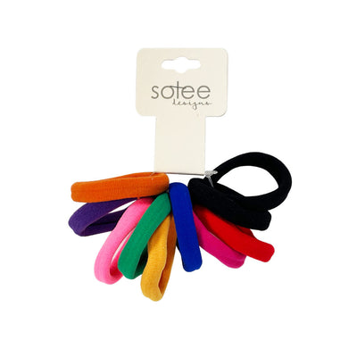 Colourful 10PC Hair Tie 6000 (12 units)