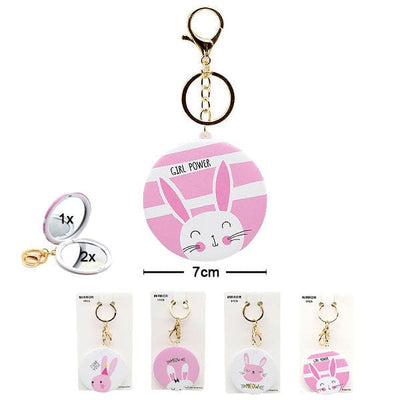 Compact Mirror With Keychain 066E ( 12 units)