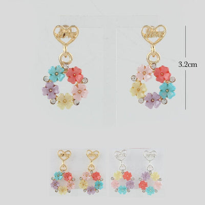 Cute Flower Earrings 1735 (12 units)