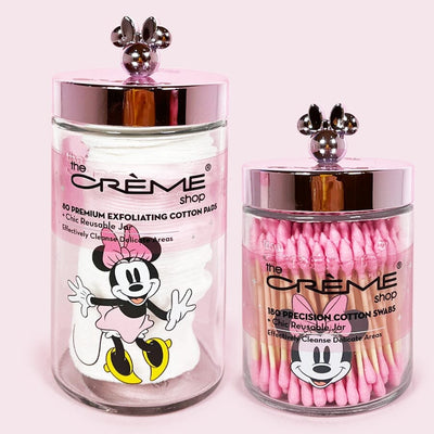 Disney Minnie Mouse Reusable Glass Jar 2PC Set (1 unit)