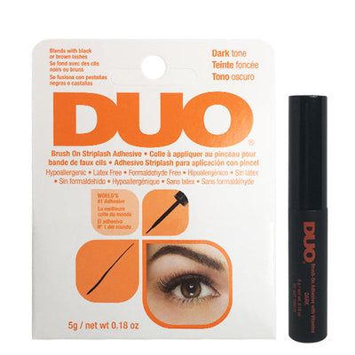 Duo - Eyelash Adhesive Dark Brush-On ORANGE (6 units)