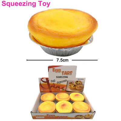 Egg Tart Squish Toy 073 ( 12 units)