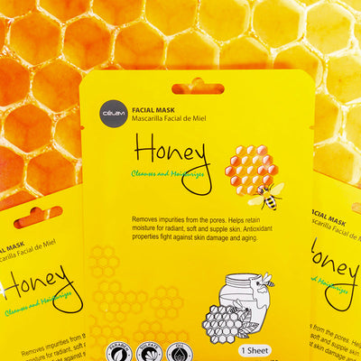 Essence Facial Sheet Mask Moisturizing Skin Care - Honey (24 units)