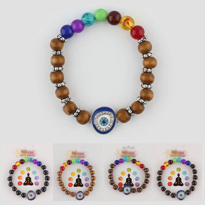 Evil Eye Multi Bead Bracelets 1160 (12 units)