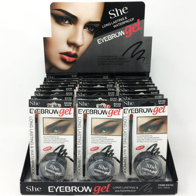 Eyebrow Gel Black (24 units)