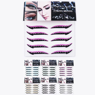 Eyeliner Gem Stickers 2230 (12 units)