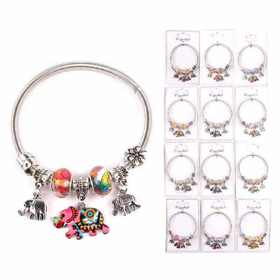 Fashion Elephant Charm Bracelets 2998 (12 units)