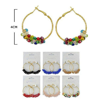 Fashion Hoop Earrings 5184M ( 12 units)