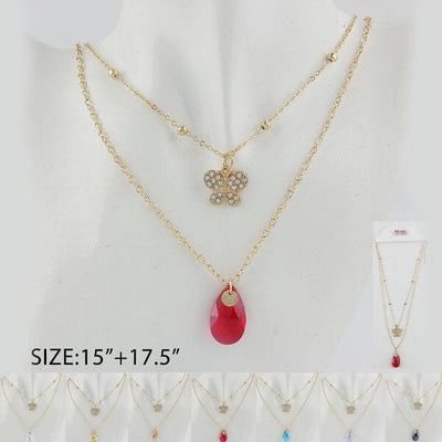 Fashion Layered Necklaces 1230Y (12 units)