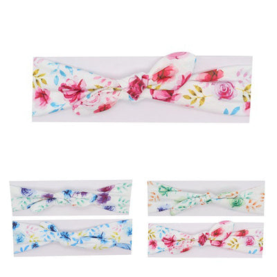 Floral Print Tie Headband 3126 (12 units)