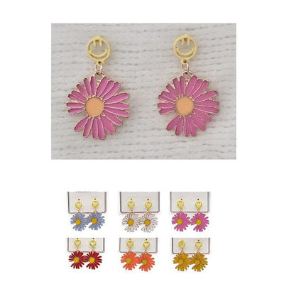 Flower Earrings 2836 (12 units)