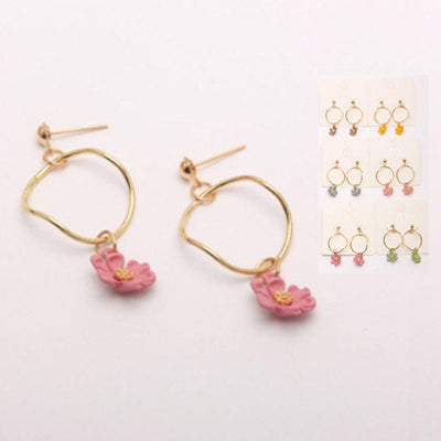 Flower Earrings 33416E (12 units)