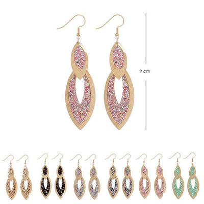 Glitter Earrings 9356 (12 units)