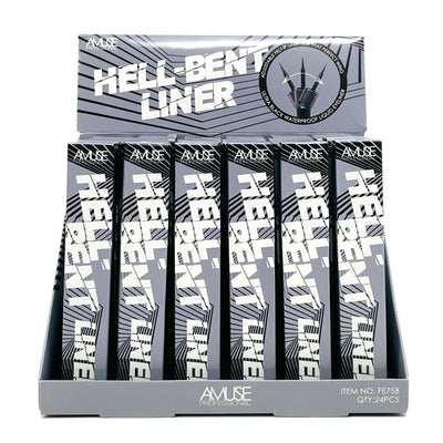 Hell-Bent Liner Adjustable Tip Liquid Eyeliner (24 units)