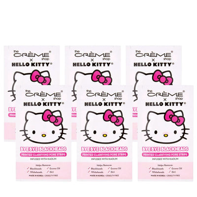 Hello Kitty Bye Bye Blackheads Nose Pore Set of 6 Strips (1 unit)