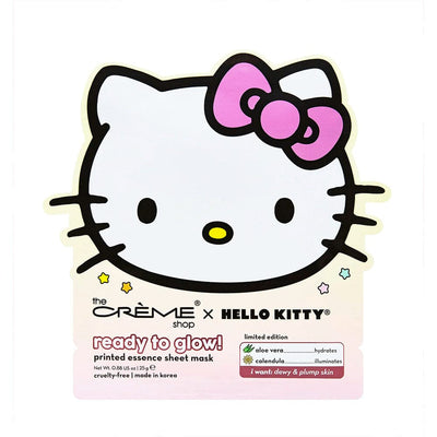 Hello Kitty Ready To Glow Printed Essence Sheet Mask ( 6 units)
