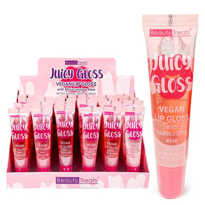 Juicy Gloss Vegan Lip Gloss (24 units)