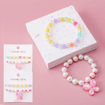 Kids Charm Pearl Beads Bracelets 5956 (12 units)
