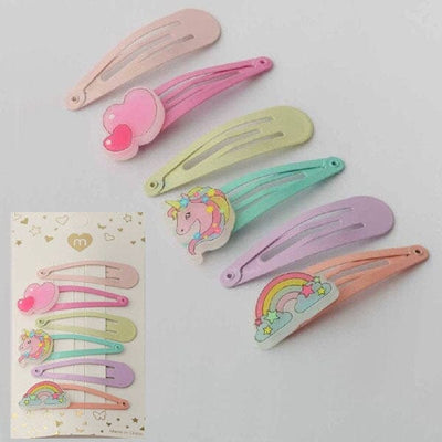 Kids Fairytale 6PC Snap Hair Pin Set 0320 ( 12 units)