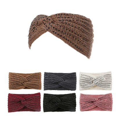 Knit Headbands Winter Ear Warmers 1103 (12 units)
